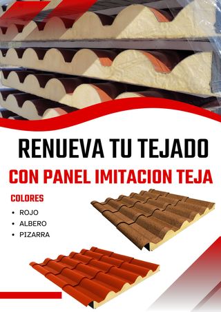 VENTA DE PANELES SANDWICH TEJA