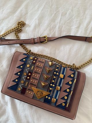 Bolso de mano diorama bag con tachuelas boho