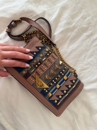Bolso de mano diorama bag con tachuelas boho