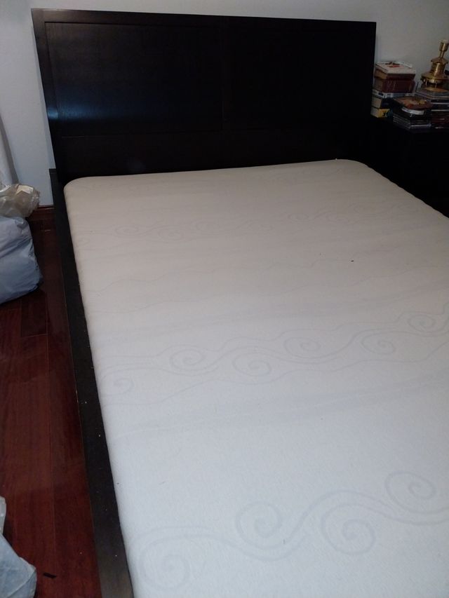 Cama matrimonio madera