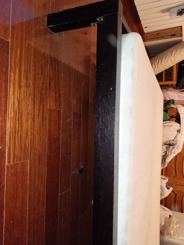 Cama matrimonio madera