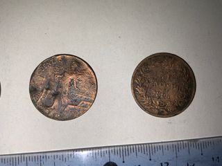 4 monedas colección Italia Vitt. Eman. E Umberto I