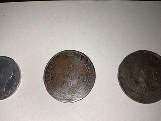 4 monedas colección Italia Vitt. Eman. E Umberto I