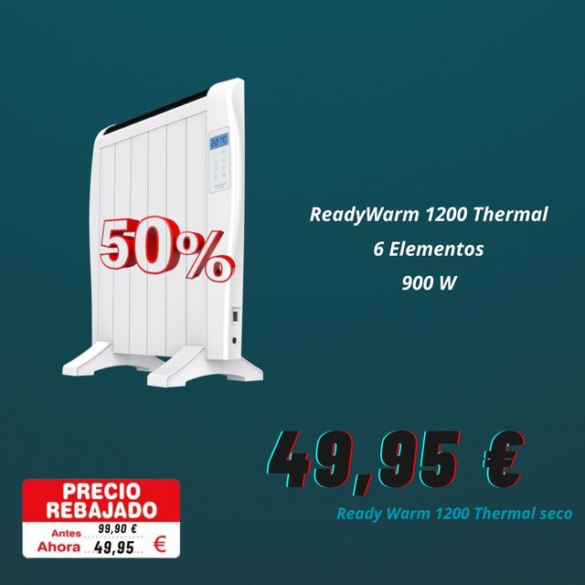 ♨️ Radiador Eléctrico Bajo Consumo Ready Warm 1200