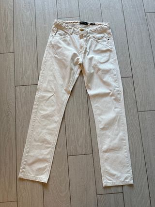 Pantalon blanco Massimo Dutti