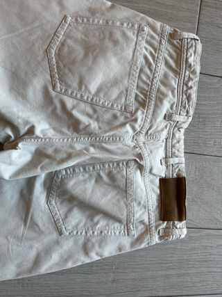 Pantalon blanco Massimo Dutti