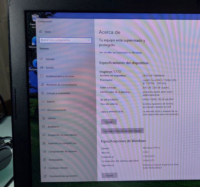 PC DELL INSPIRON 5770 pantalla 17"