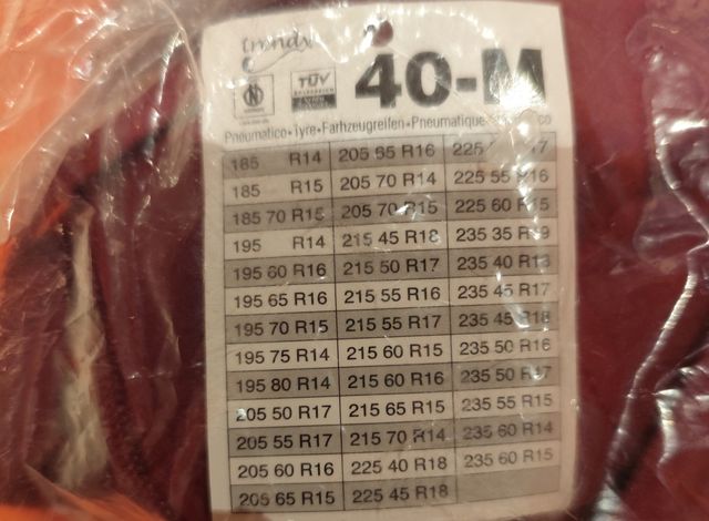 Cadenas de nieve textil Trendy 40M