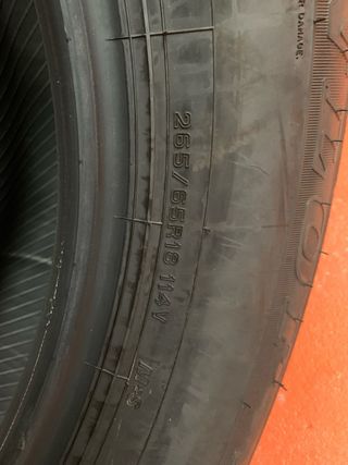 5 neumaticos Dunlop Grandtrek 265/65/18 114V