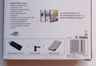 MINI RECEPTOR TDT PARA PC.