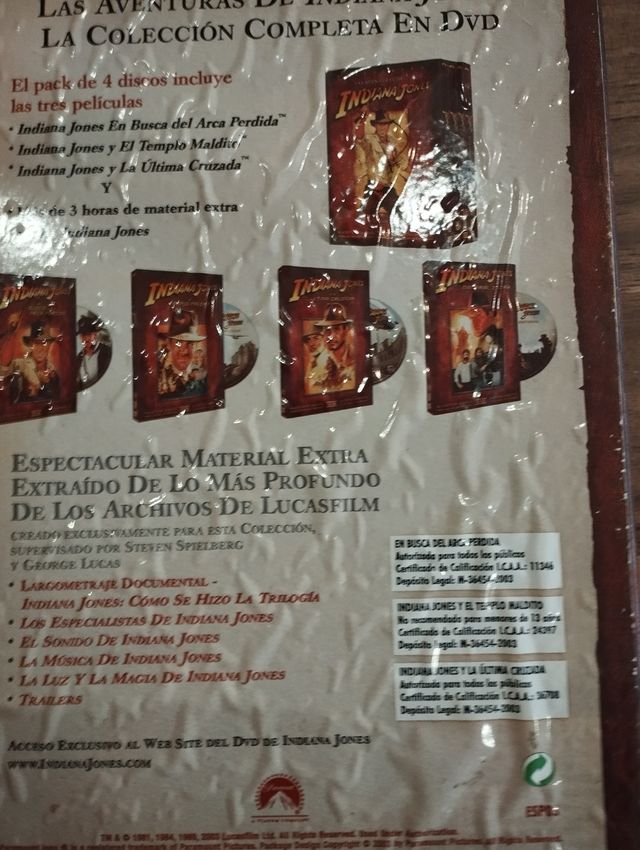Trilogia  Dvd  Indiana Jones