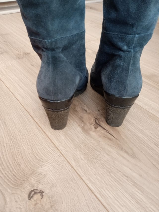 Botines de tacón cuña