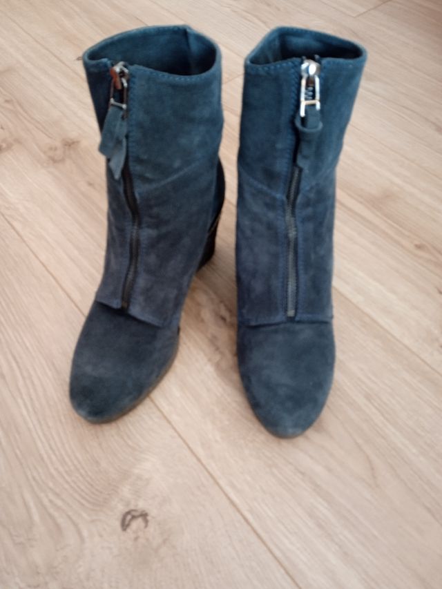 Botines de tacón cuña