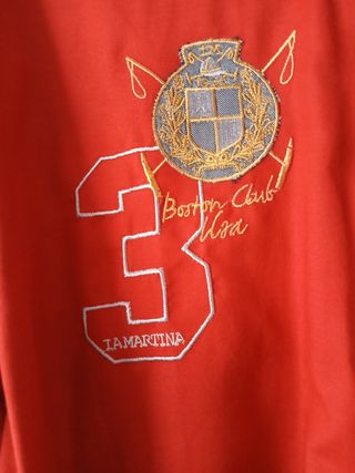 CAMISA  LA MARTINA HOMBRE ROJA