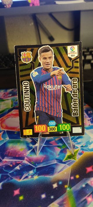 Carta Balón de Oro Coutinho Adrenalyn 18/19