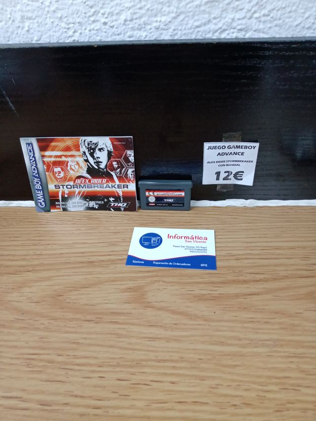 JUEGO GBA ALEX RIDER STORMBREAKER