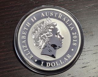 2018 Cisne Australia 1 Oz Plata