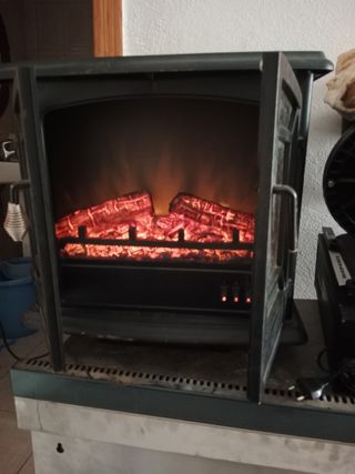 Vendo estufa elect de carbón artificial