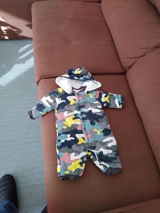 Buzo pelele bebe abrigo calentito