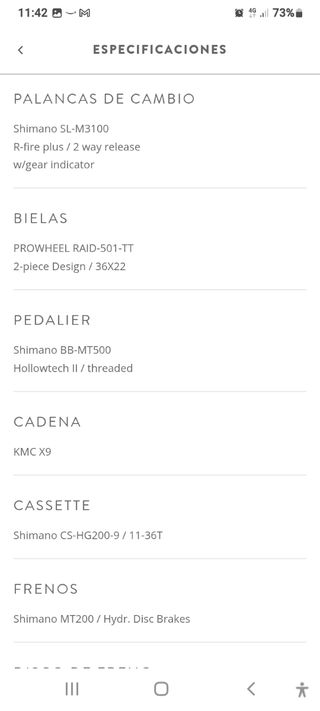 BICICLETA MTB SCOTT XL