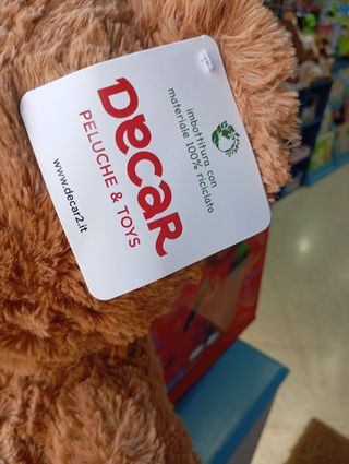 Peluche Orso Marrone 80 cm Decar