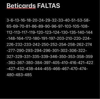 Betis Cards