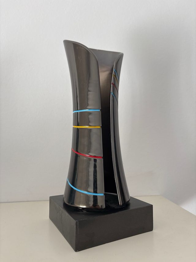 Escultura de Javi Pérez para La Caixa