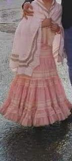Traje de flamenca niña