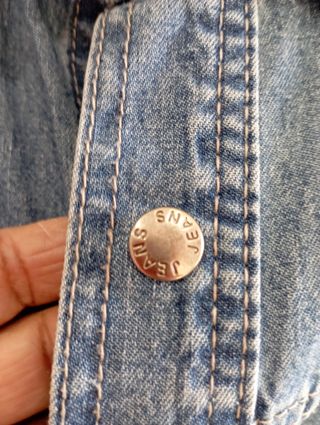Camisa vaquera manga larga