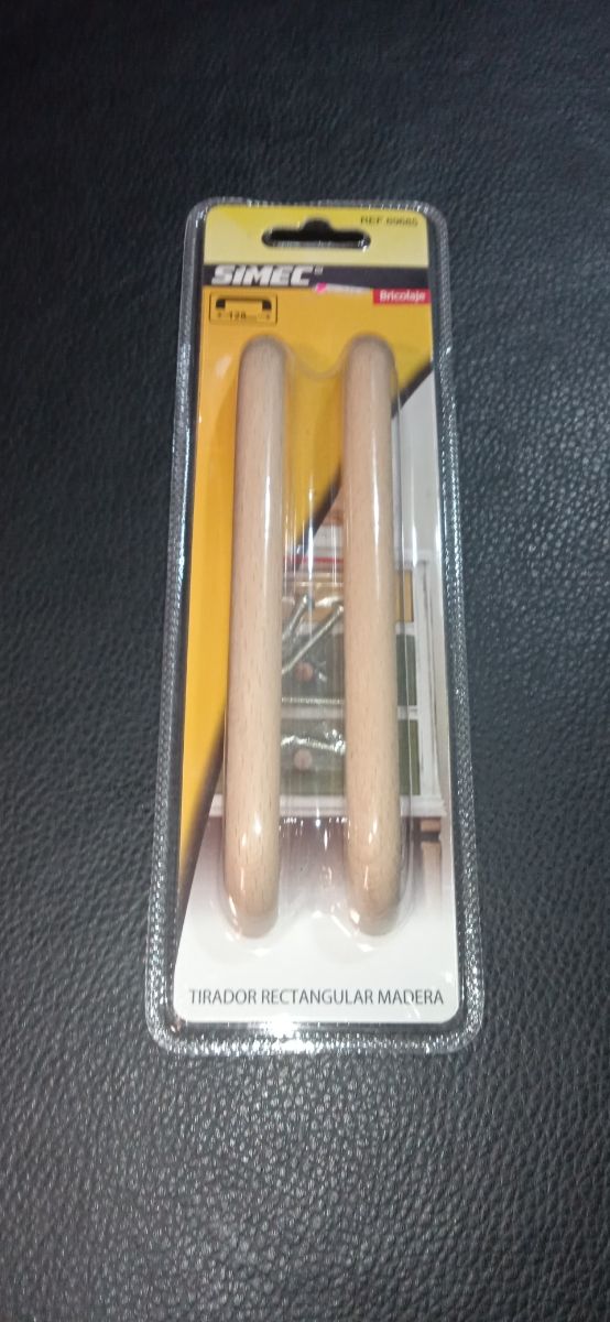 TIRADOR RECTANGULAR MADERA Pack 2 unidades.0.50€