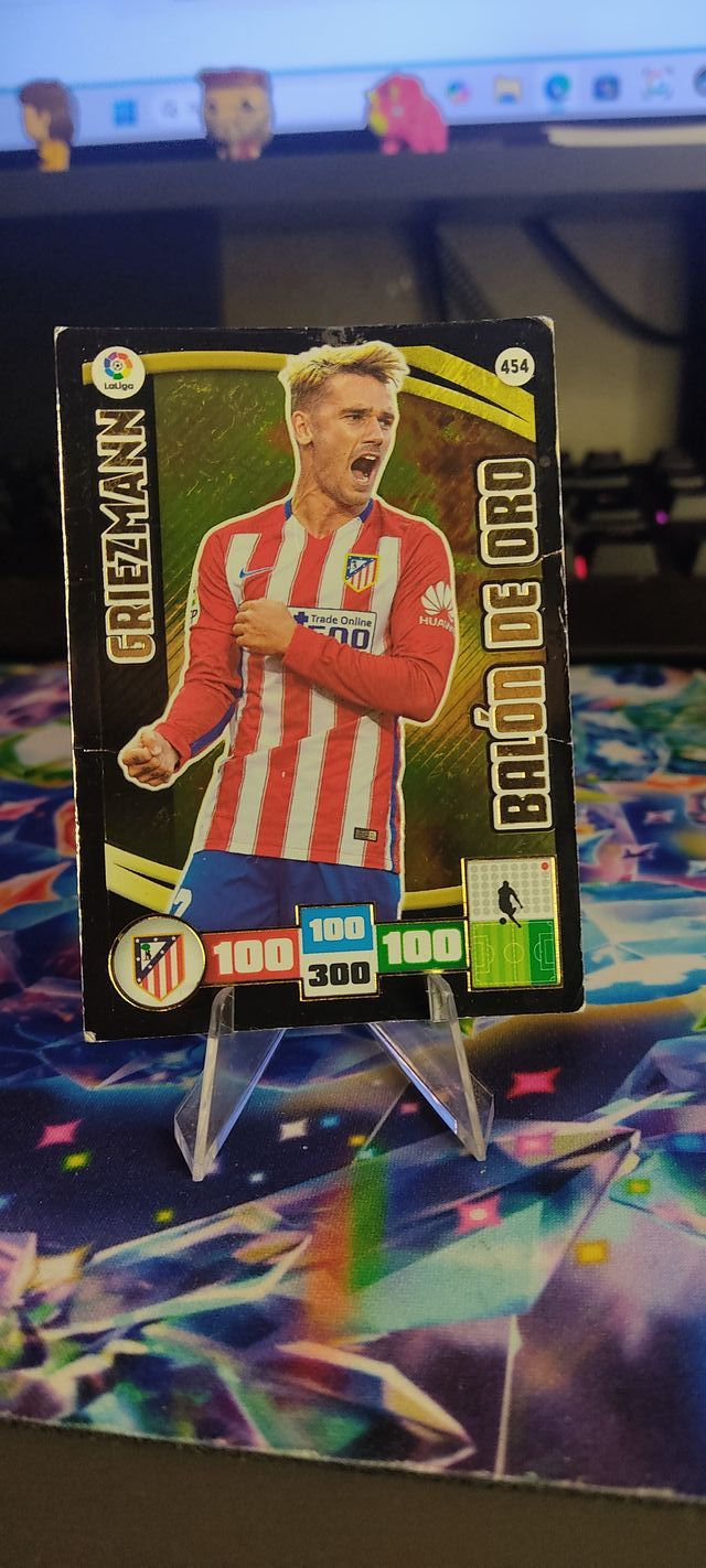 Carta Balón de oro Griezmann Adrenalyn 15/16