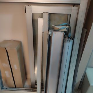 Ventana alum cristal climalix+persiana+mosquitera