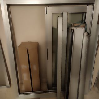 Ventana alum cristal climalix+persiana+mosquitera