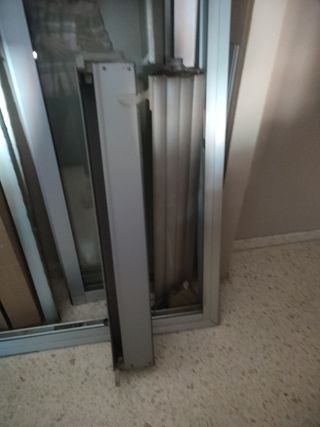 Ventana alum cristal climalix+persiana+mosquitera