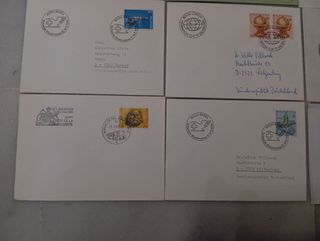 Lote 12 Sobres Postales Alemania y Suiza W-2