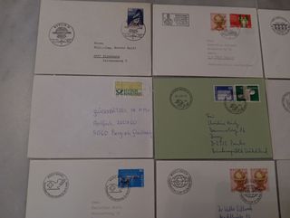 Lote 12 Sobres Postales Alemania y Suiza W-2