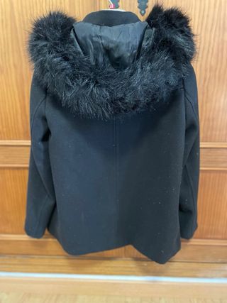 Treca de paño en negro de zara