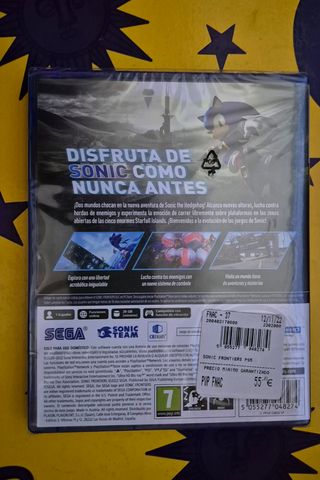 SONIC FRONTIERS PS5 PAL ESPAÑA NUEVO PRECINTADO