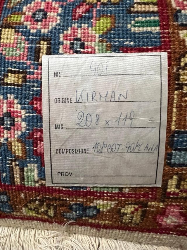 Tappeto persiano vero Kirman