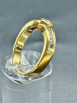 P5181JG ANILLO ORO Y DIAMANTES