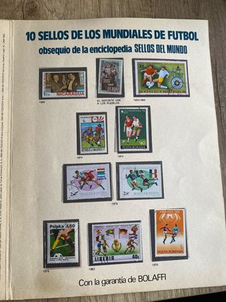 Sellos de los mundiales