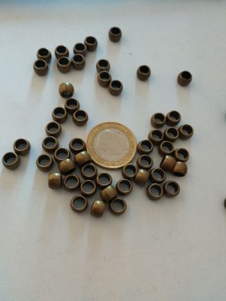Lote de 30 abalorios plata tibetana bolas
