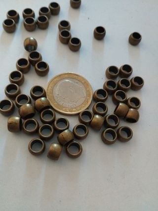Lote de 30 abalorios plata tibetana bolas