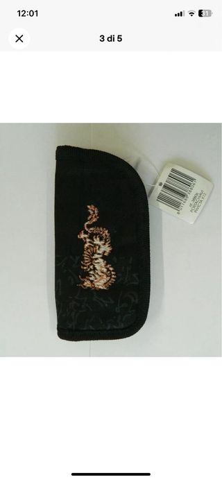 PORTACHIAVI INVICTA CON CERNIERA VINTAGE NERO PA2