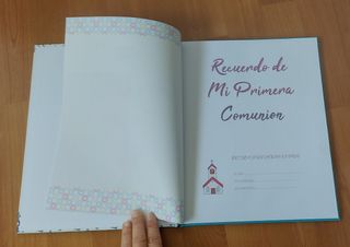 Libro de firmas comunión 