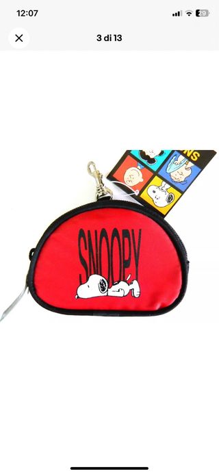 PORTACHIAVI PORTAMONETE by SNOOPY VINTAGE pa244