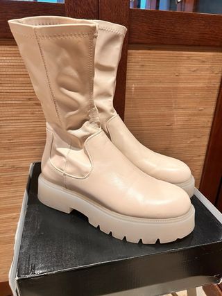 Botin crudo polipiel nuevo Berskha