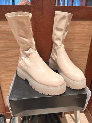 Botin crudo polipiel nuevo Berskha