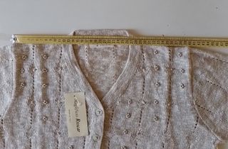 Maglia manica corta " Roscar " perline