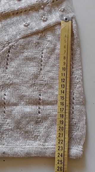 Maglia manica corta " Roscar " perline